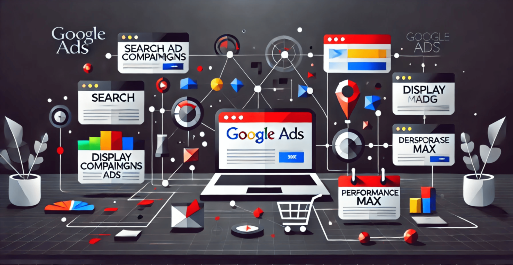 Google Ads іздеу жарнамасы: ол қашан ең тиімді болады 1 Google жарнама науқандарының түрлері 1024x530 1